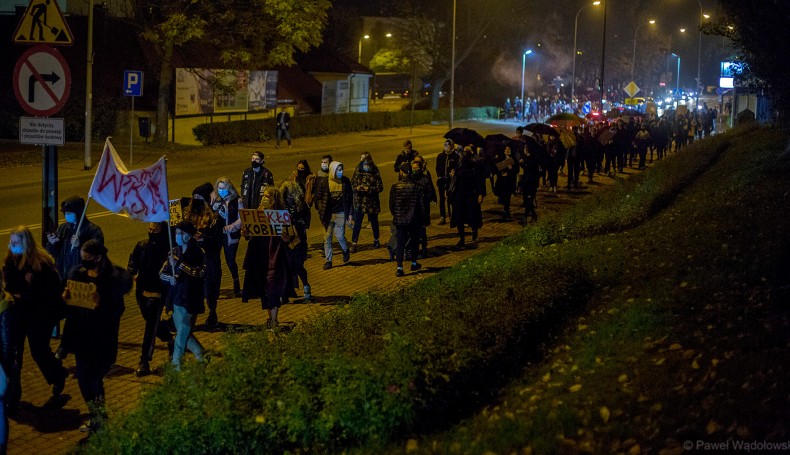 Protest kobiet, fot. Paweł Wądołowski