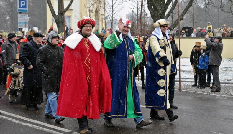 Orszak Trzech Króli w Białymstoku, 6.01.2016, fot. Wojciech Szubzda