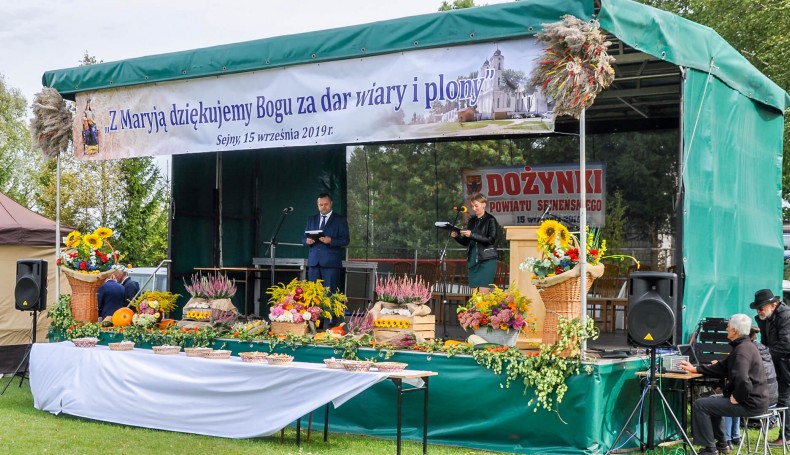 XI Dożynki Powiatowe w Sejnach, fot. Marcin Kapuściński