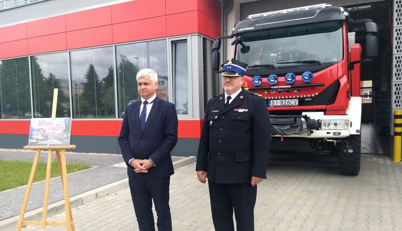 Bohdan Paszkowski i bryg. Arkadiusz Buchowski, fot. Areta Topornicka