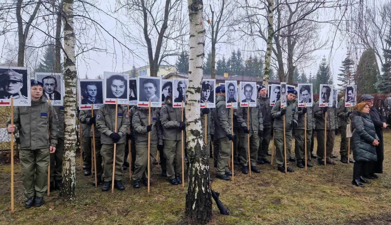 W Suwałkach oddano cześć Żołnierzom Wyklętym, 28.02.2025, fot. Areta Topornicka