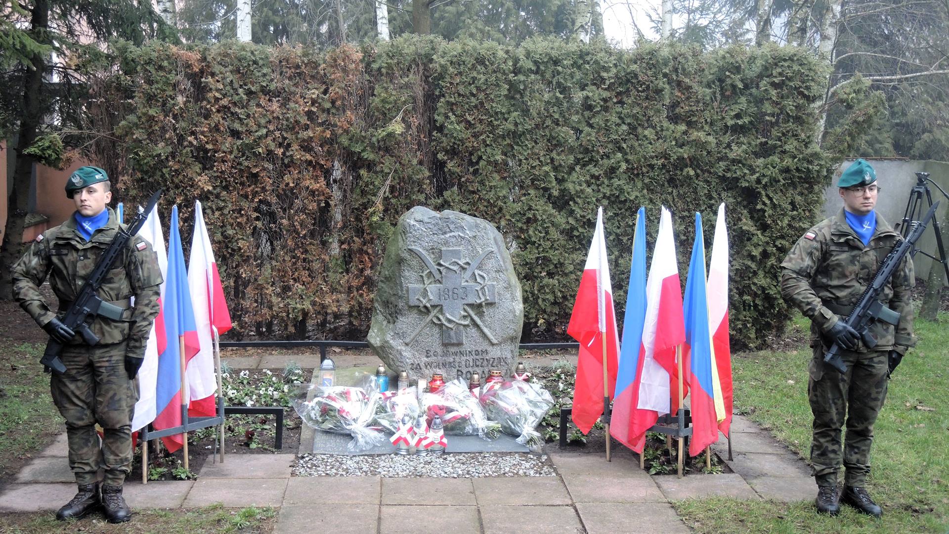 Uroczystości z okazji 162. rocznicy wybuchu powstania styczniowego, 22.01.2025, fot. Adam Dąbrowski